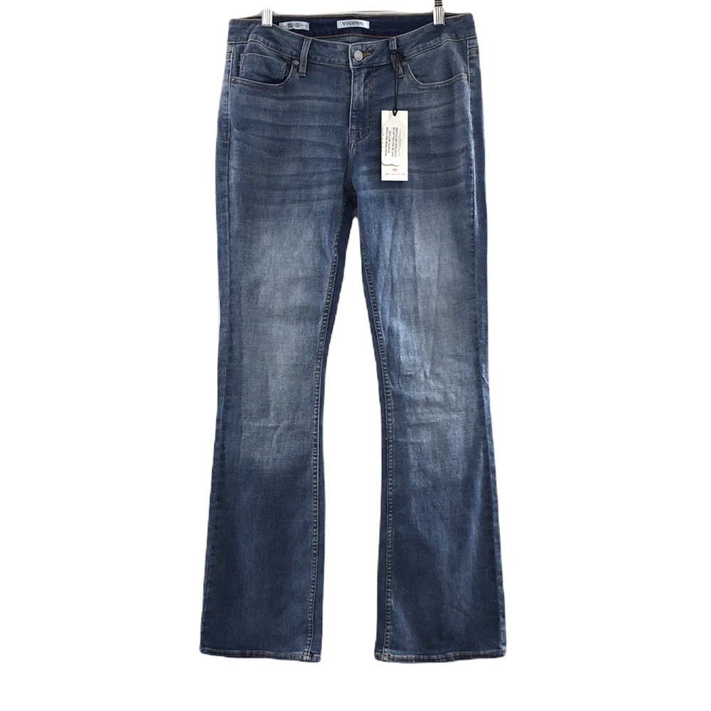 Vigoss Marley Boot Cut Jeans Womens 29 Medium Wash Denim